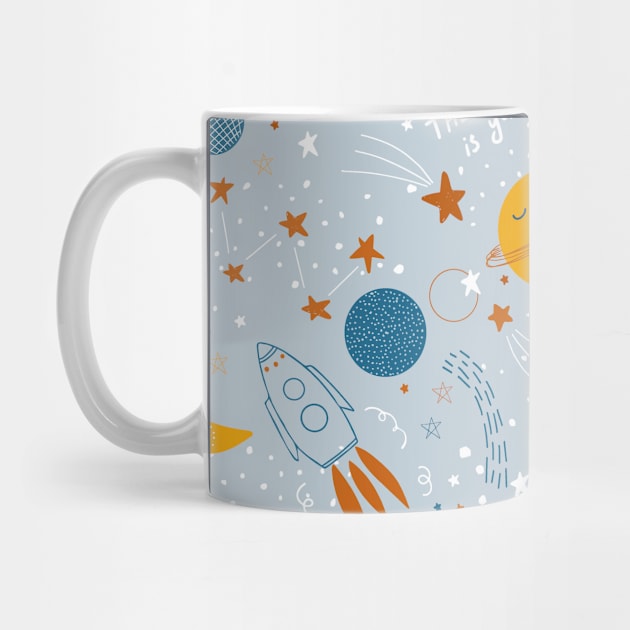 Cute baby cosmic pattern by DanielK